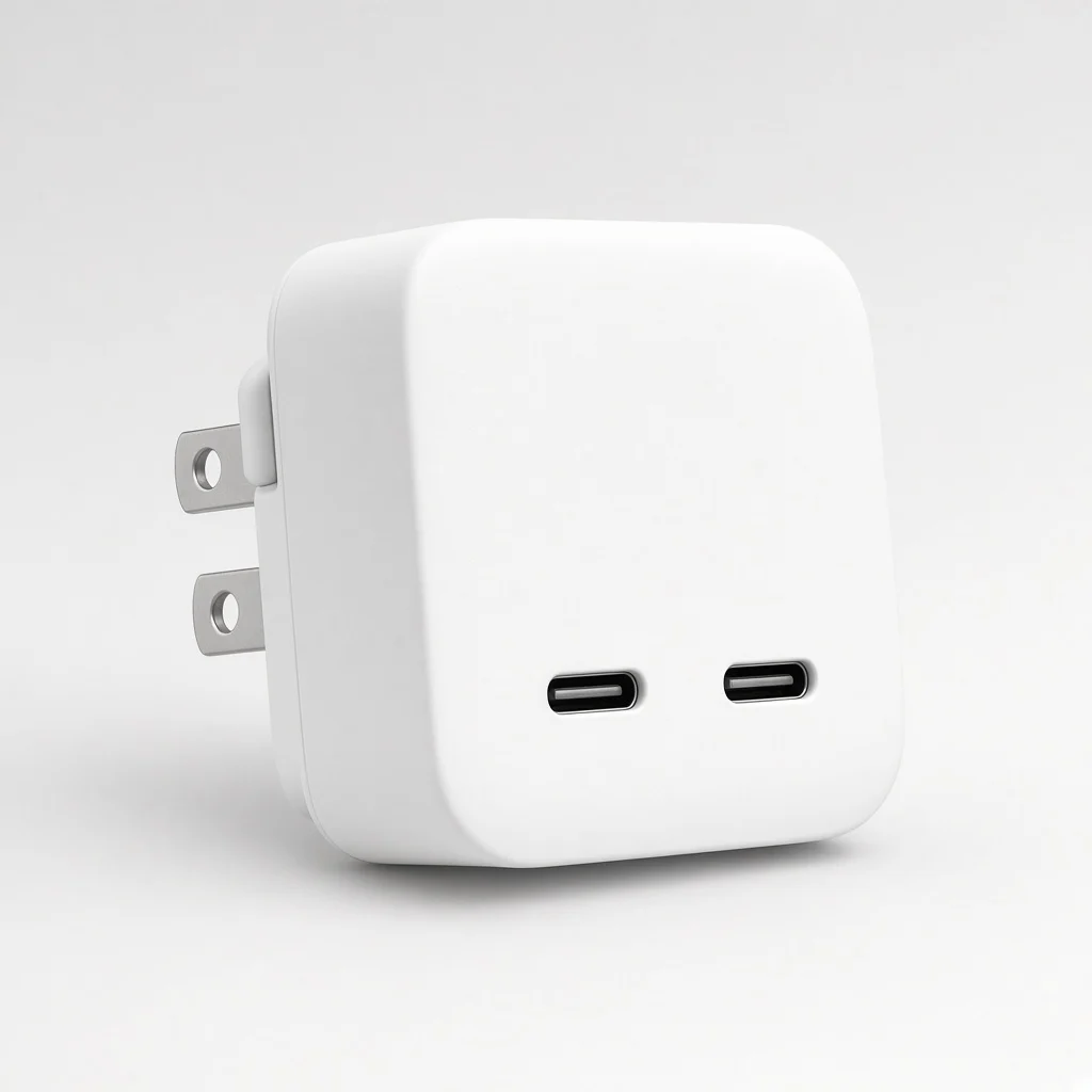 65W GaN Çift USB-C Hızlı Şarj Adaptörü