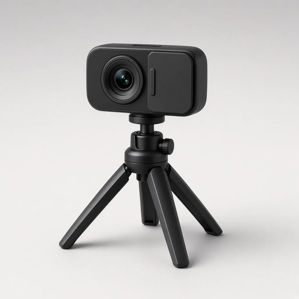 4K Webcam Gizlilik Kapaklı Tripodlu
