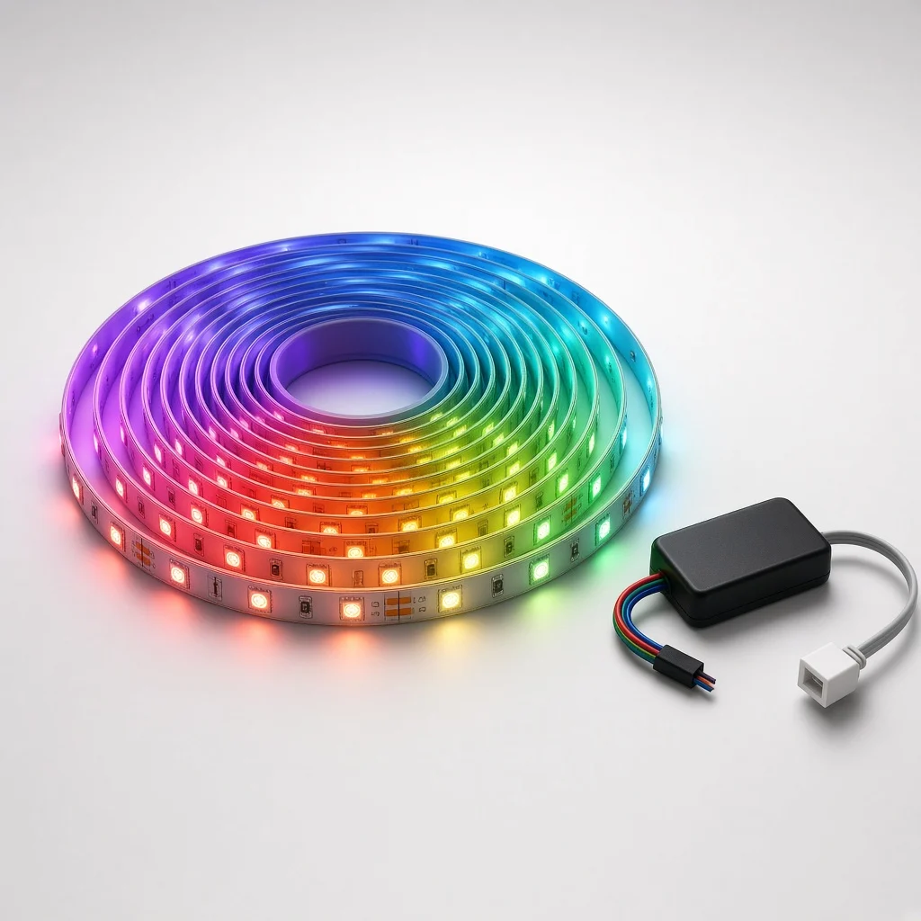 RGB LED Şerit 5 m Uygulama Kontrollü